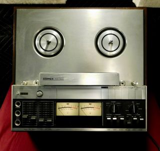Vintage Ampex Ax - 300 Reel To Reel Tape Recorder - Powers On
