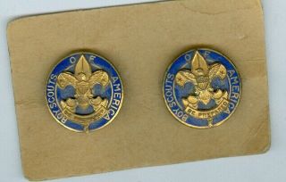 Older Official Boy Scout Collar Brass