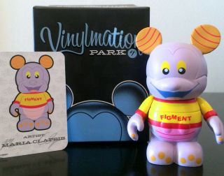 Disney Vinylmation 3 " Park Series 1 Figmouse Figment Mickey Mouse Epcot Dragon