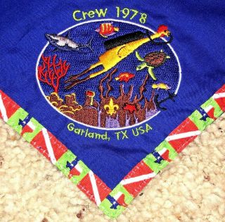 Crew 1978 Garland Texas Contingent Neckerchief 2019 24th World Scout Jamboree