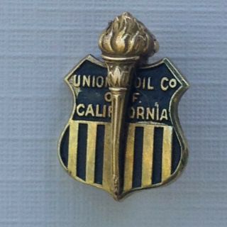 Vintage Union Oil Company Of California Unocal 14k Service Award Pin 1921