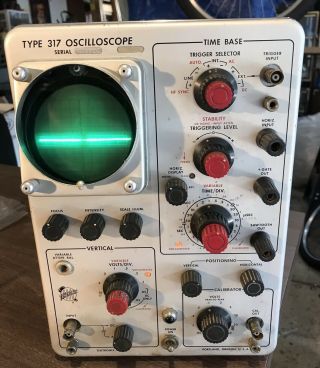 Vintage Electronics Tektronix Type 317 Oscilloscope.  Collectors