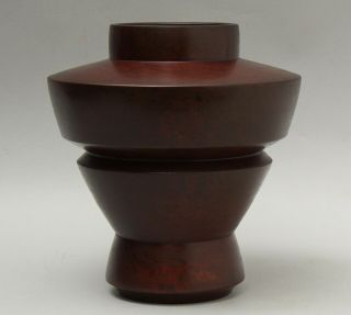 Japanese Heavy Bronze Vase By Nakajima Yasumi Bb90