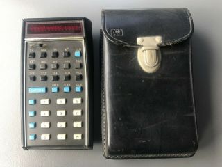 Hewlett - Packard Vintage Hp - 35 Scientific Calculator Leather Case