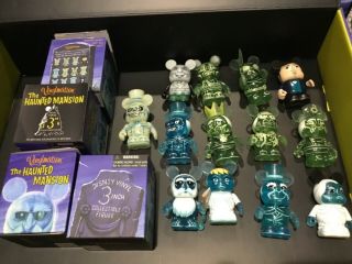 Disney Vinylmation Haunted Mansion Series 1 Set Of 12 With Chaser