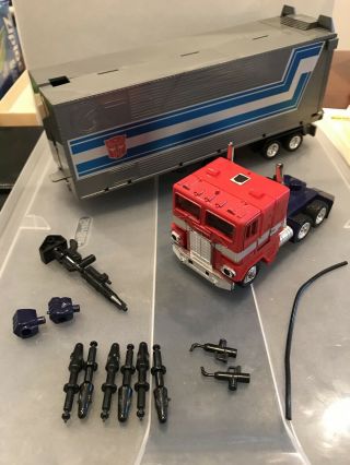 Vintage Transformers Optimus Prime.  G1 With Extra Accessories