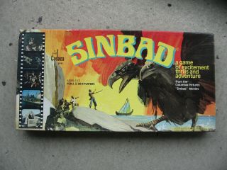 Rare Vintage Sinbad Board Game (1978) Cadaco.  100 Complete