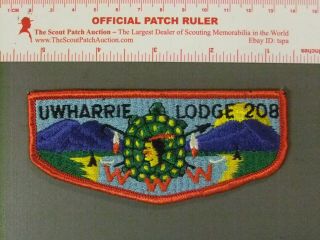 Boy Scout Oa 208 Uwharrie Flap 7669jj