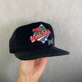 Rare 1988 Los Angeles Dodgers World Series Champions Vtg Snapback Hat Starter Ss