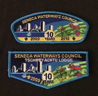 Oa Tschipey Achtu Lodge 95 10th Anniversary Flap 100 Made & Swc Csp