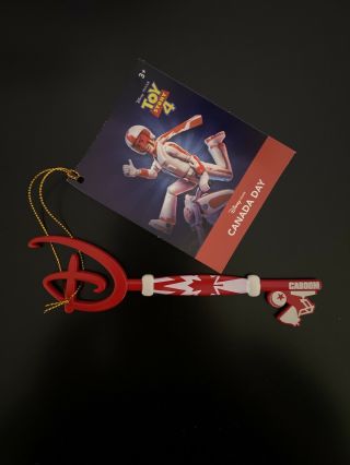 Disney Store Key - Canada Exclusive Toy Story 4 Duke Caboom - In Hand