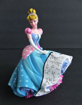 Disney Romero Britto Princess Cinderella Pop Art Figurine 65th Anniversary Ed
