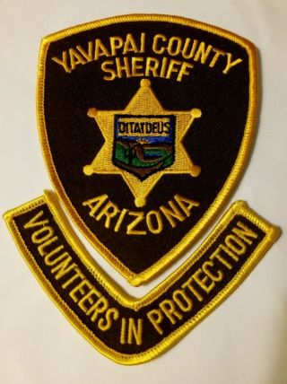 Yavapai County Sheriff Volunteers Police Patch Arizona All States