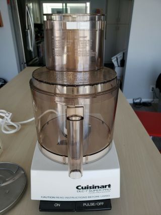 Vintage CUISINART DLC - 7E Food Processor with Accessories 2
