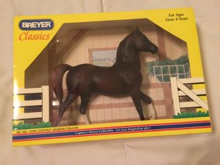 Nib Breyer Classics No.  662 Liver Chestnut Arabian Stallion Retired Horse