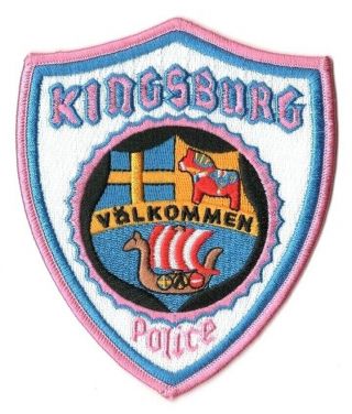 Kingsburg California (breast Cancer Awareness) Ca Police Pink Patch