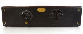 Vtg Atwater Kent Model 32 Marconi Era Battery Radio Bakelite Knobs Wood Cabinet