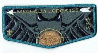 Boy Scout Oa 155 Nisqually Lodge 155 Bat Flap