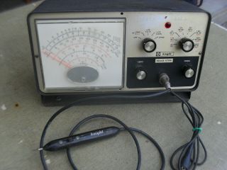 Vintage Allied Radio Knight Kg - 625 Vacuum Tube Voltmeter W/ Probes Great