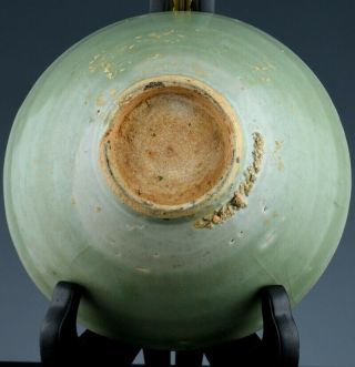 Auth.  14thc Chinese Longquan Celadon Glaze Bowl Yuan Ming Dynasty