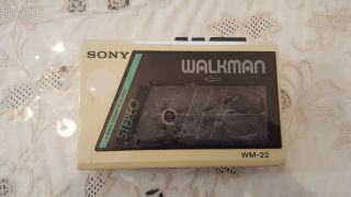 Vintage Sony Wm - 22 Cassette Walkman