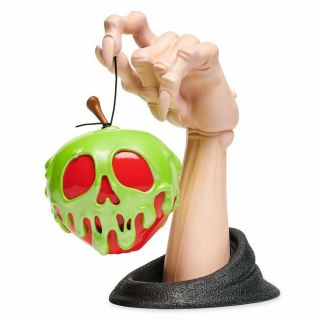 Disney Snow White And The Seven Dwarfs Poisoned Apple Figurine In Hand