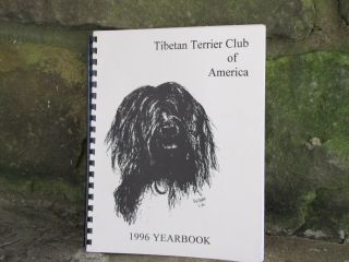 Tibetan Terrier Club Of America 1996 Yearbook With Artwork By Gary Carr