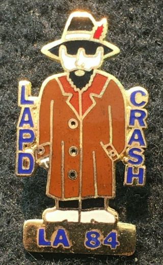 Lapd - Crash Police 1984 Los Angeles Olympics Gang Unit La 84 Vato Pin