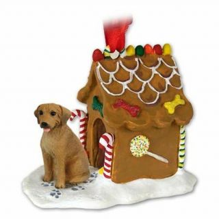 Rhodesian Ridgeback Dog Ginger Bread House Christmas Ornament