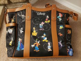 Disney " Carry The Magic " Designer - Style Tote Bag - Bradford Exchange 18 Inches