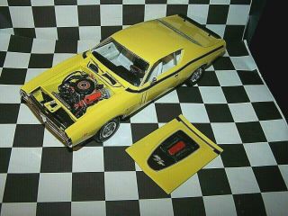 1/25 Amt 1971 Dodge Charger Bee 440 Built Model Car - Resin Parts Added