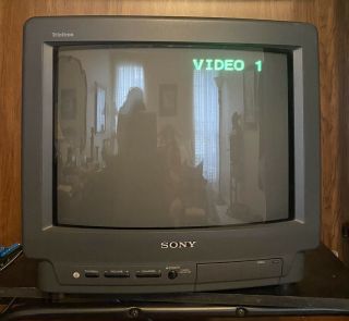 Sony Trinitron 13 " Tv,  Crt,  Vintage/gaming,  Fast Ship