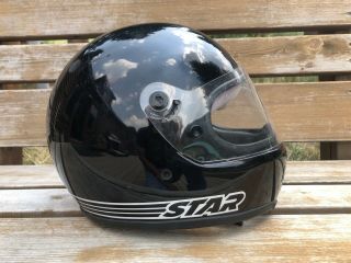 Vintage Bell Star Motorcycle Helmet 1979 Snell 7 1/8,  57cm Guc