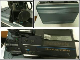 Panasonic Omnimovie Vhs Hq Ccd Af X6 Pv - 320d Vintage Video Recorder Battery