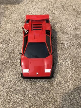 Vintage Tyco 9.  6 Volt Turbo Red Lamborghini