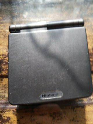 Vintage Nintendo Ags - 101 Game Boy Advance Sp Graphite Flawless Screen No Charger