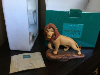 Wdcc The Lion King 5th Anniversary Simba’s Pride 6.  75” Flawless &