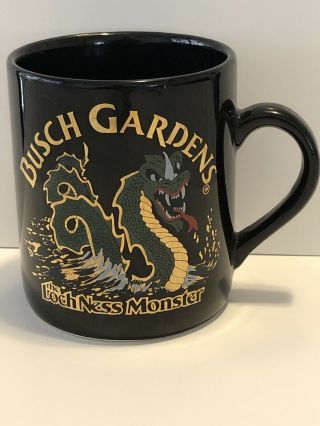 Busch Gardens The Loch Ness Monster Coffee Mug Vintage 1985 Cup Roller Coaster