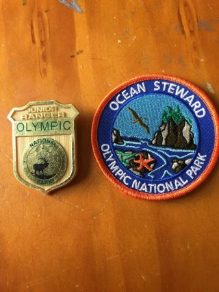 Olympic National Park Junior Ranger Badge And Patch