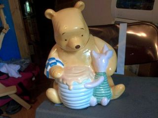 Disney Treasure Craft Winnie The Pooh And Piglet Cookie Jar
