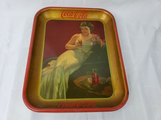 Vintage 1936 Hostess Coke Tray American Art
