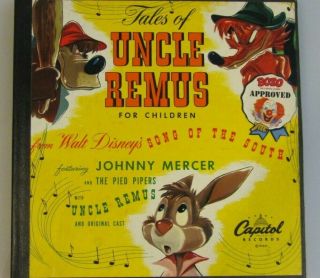 1947 Tales Of Uncle Remus For Children 78 Rpm 3 Record Lp Capitol Records