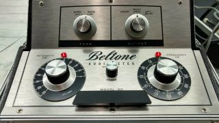 Vintage Beltone Model 9d Portable Audiometer Hearing Tester With Headphones