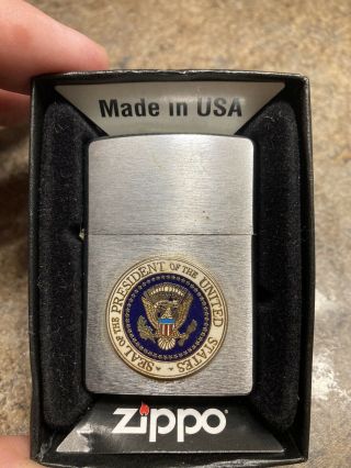 2006 Presidential Seal Blu Zippo Lighter