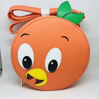 Orange Bird Disney Loungefly Crossbody Bag Purse Handbag Hat Box Dress Shop