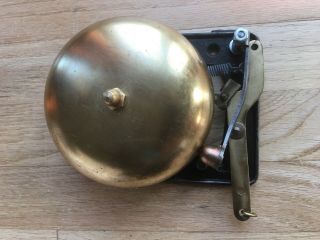 Vintage Brass Boxing Ring Bell,  School Fire Bell,