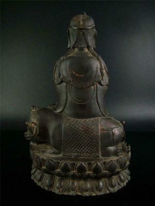 Very Large Old Chinese Tibet Bronze Kwanyin Image Statue Figure of Avalokitesvar 3