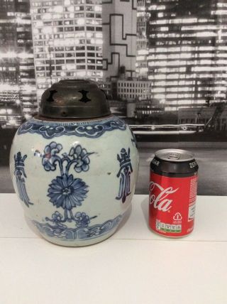 Large Chinese 18th Century Jar / Vase Kangxi / Yongzheng