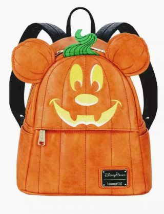 Disney Mickey Mouse Pumpkin Mini Backpack By Loungefly Confirmed