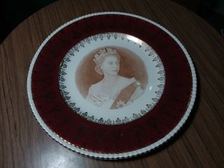 To Commemorate The Coronation Of Queen Elizabeth Ii 1953 Plate - 10 1/2 Inch
